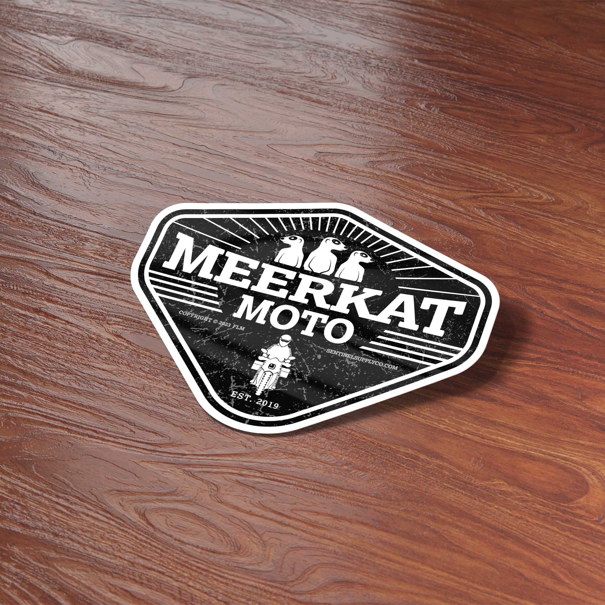 Meerkat Moto Sticker - ADV Rider